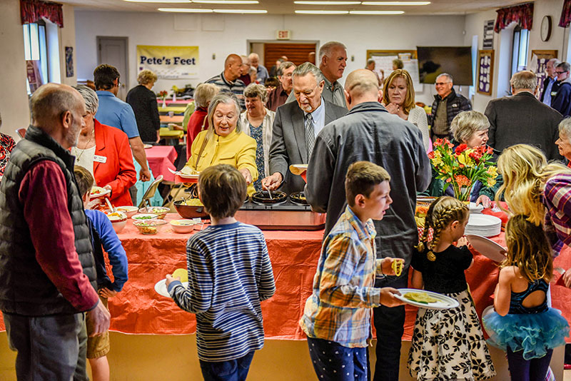 St. Peter's Episcopal Cathedral community gathering in Helena, Montana