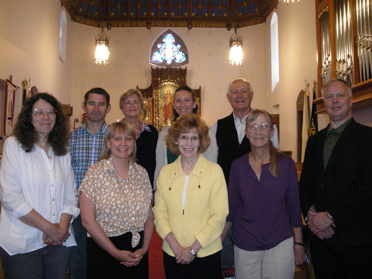 Chapter leadership at St. Peter's Episcopal Cathedral in Helena