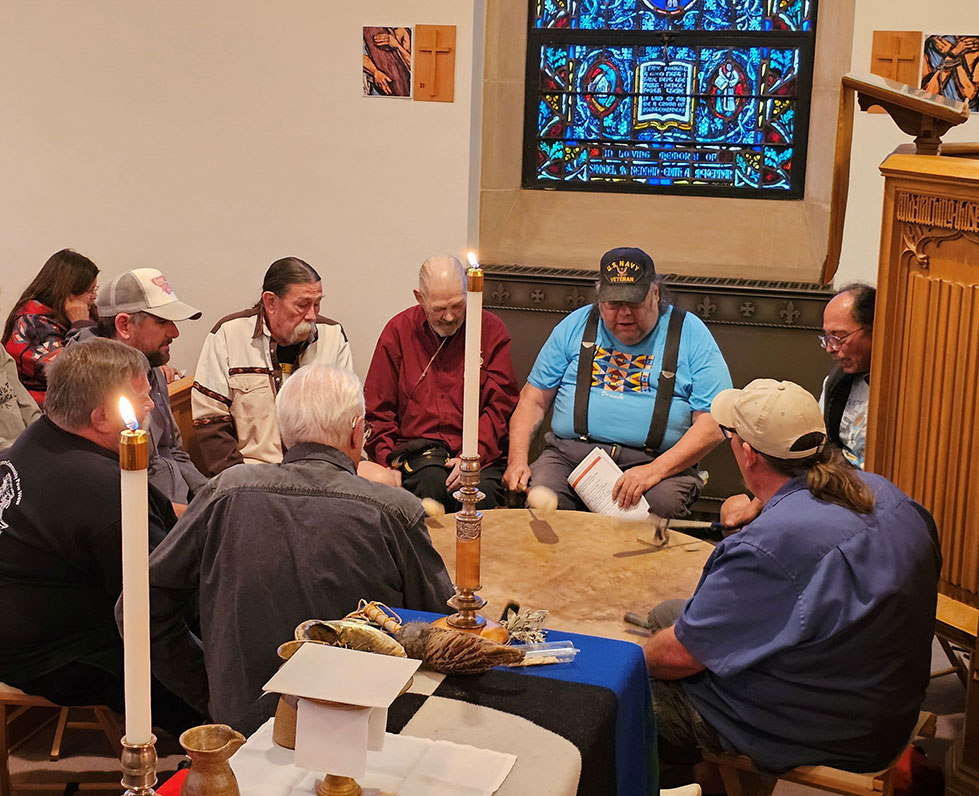 Togendowagan Society gathering at St. Peter's Episcopal Cathedral in Helena, Montana