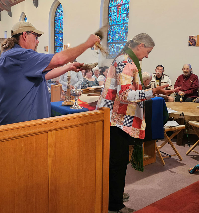 Togendowagan Society worship and community meal at St. Peter's Episcopal Cathedral
